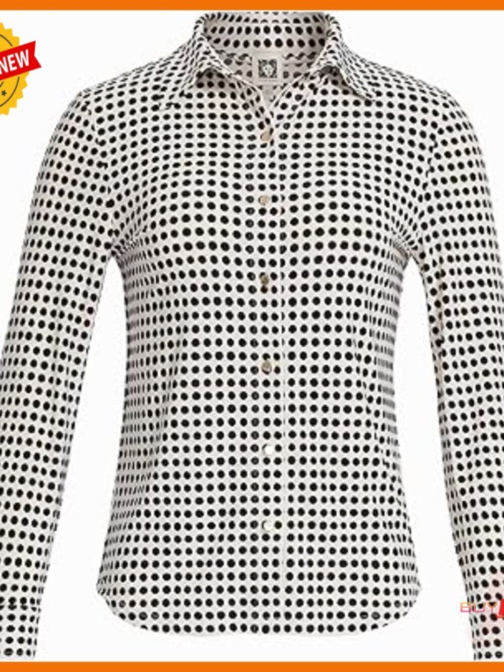 Long Sleeve Gingham Button Down Shirt, Polyester Blend, Professional Office Wear